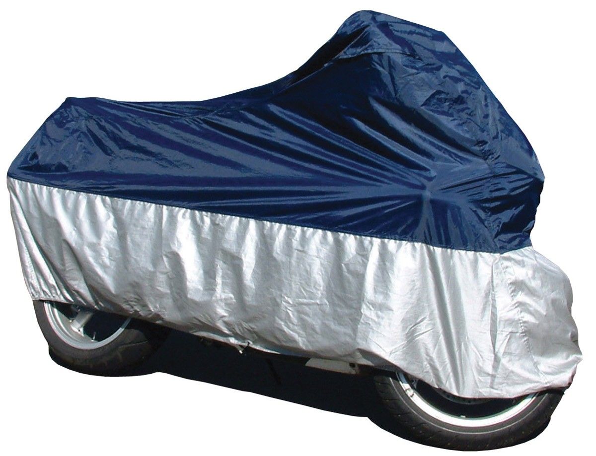 HOUSSE D`EXTERIEURE BACHE COUVERTURE DELUXE PROTECTION PLUIE (XXLARGE) POUR LES MOTOS AVEC BAGAGE* RCODEL04