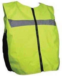 GILET REFLECHISSANT DE SECURITE JAUNE AJUSTABLE (EXTRA LARGE/2XL)*