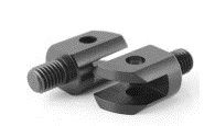 2 REPOSE PIED CALE PIED ARRIERE NOIR 1620-1513 YAMAHA FZS 600 1998-2003