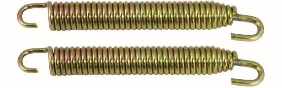 2 RESSORTS POUR �CHAPPEMENT POT SILENCIEUX UNIVERSEL 83mm* EXCSPR83