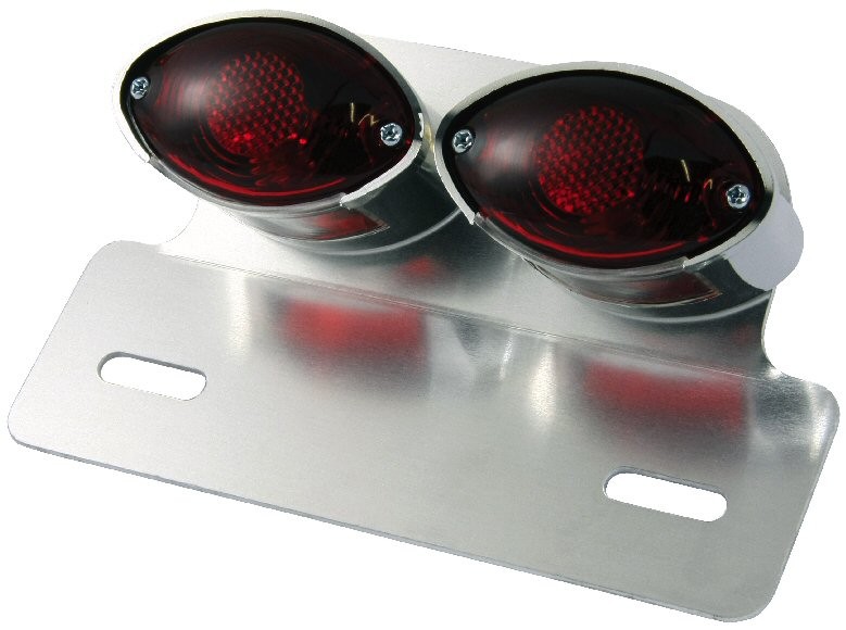 OPTIQUE PHARE FEU ARRI�RE TWIN CATEYE*