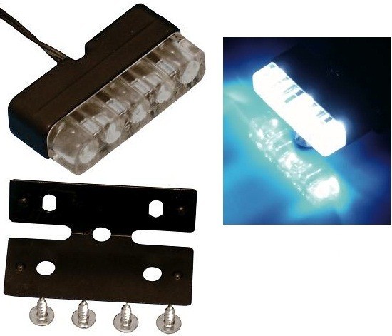 ECLAIRAGE DE PLAQUE D`IMMATRICULATION A LED UNIVERSEL MICRO* RLTNUM01