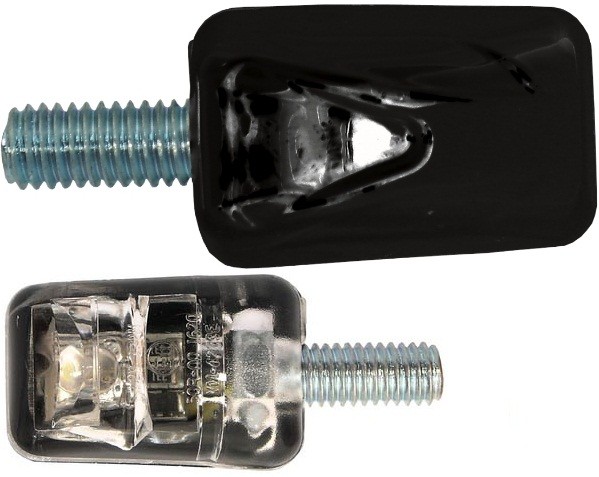 ECLAIRAGE DE PLAQUE D`IMMATRICULATION A LED ATOM NOIR*
