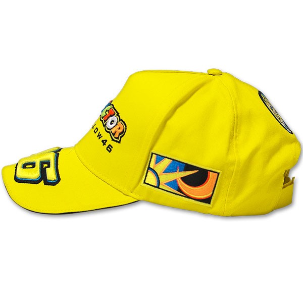 MOTO GP Casquette Adulte Officiel VRMCA50601 VALENTINO ROSSI 46 JAUNE* (3)