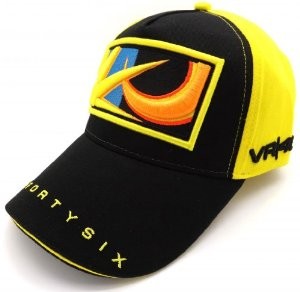 MOTO GP Casquette Adulte Officiel VRMCA50401 VALENTINO ROSSI 46 NOIR JAUNE* VRMCA50401 (2)