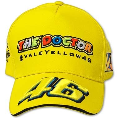 MOTO GP Casquette enfant Officiel VALENTINO ROSSI 46 THE DOCTOR JAUNE VRKCA51001*