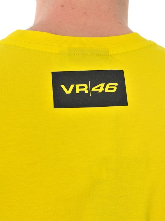 MOTO GP Tshirt Homme Officiel VALENTINO ROSSI 46 JAUNE* (2)