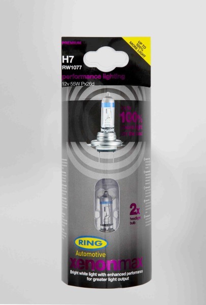 2x AMPOULES H7 12v XENON MAX + 100%