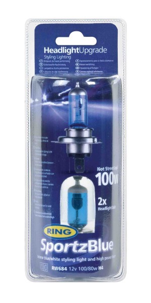 2x AMPOULES H4 80w SPORTZ BLUE