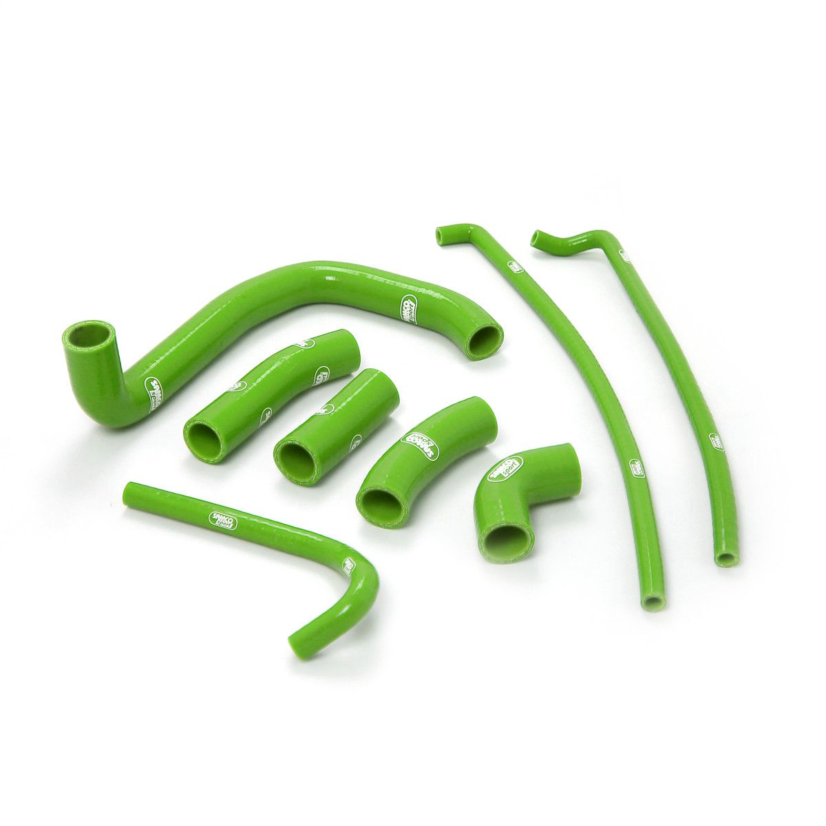 SAMCO SPORT 1340003104 DURITES DE RADIATEUR VERT 8 PIECES KAWASAKI ZX7R 750 1996-2003