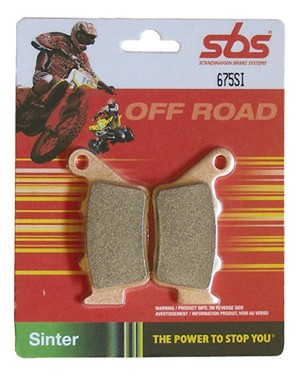SBS SI PLAQUETTES FREIN 675SI ARRIERE KTM 990 SUPERDUKE R 2007-2013