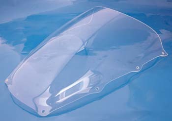 AIRBLADE BULLE SCRA012 DOUBLE BUBBLE CLEAR APRILIA RSV 1000 MILLE 2001-2003*