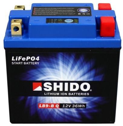 BATTERIE SHIDO LB9-B Q LITHIUM ION PEUGEOT 125 ELYSEO 1998-2010