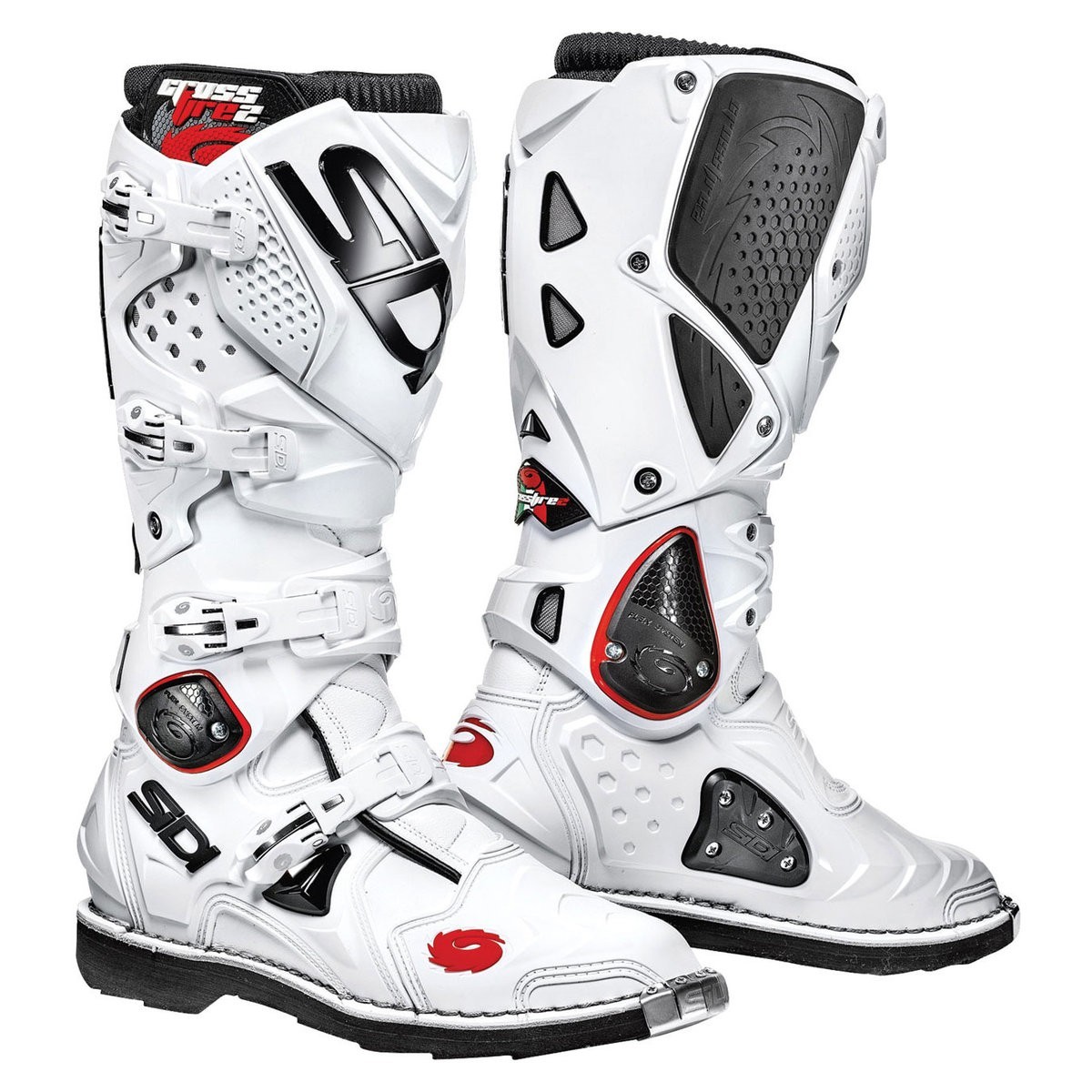 Bottes Moto Offroad SIDI CROSSFIRE 2 BLANC BLANC*