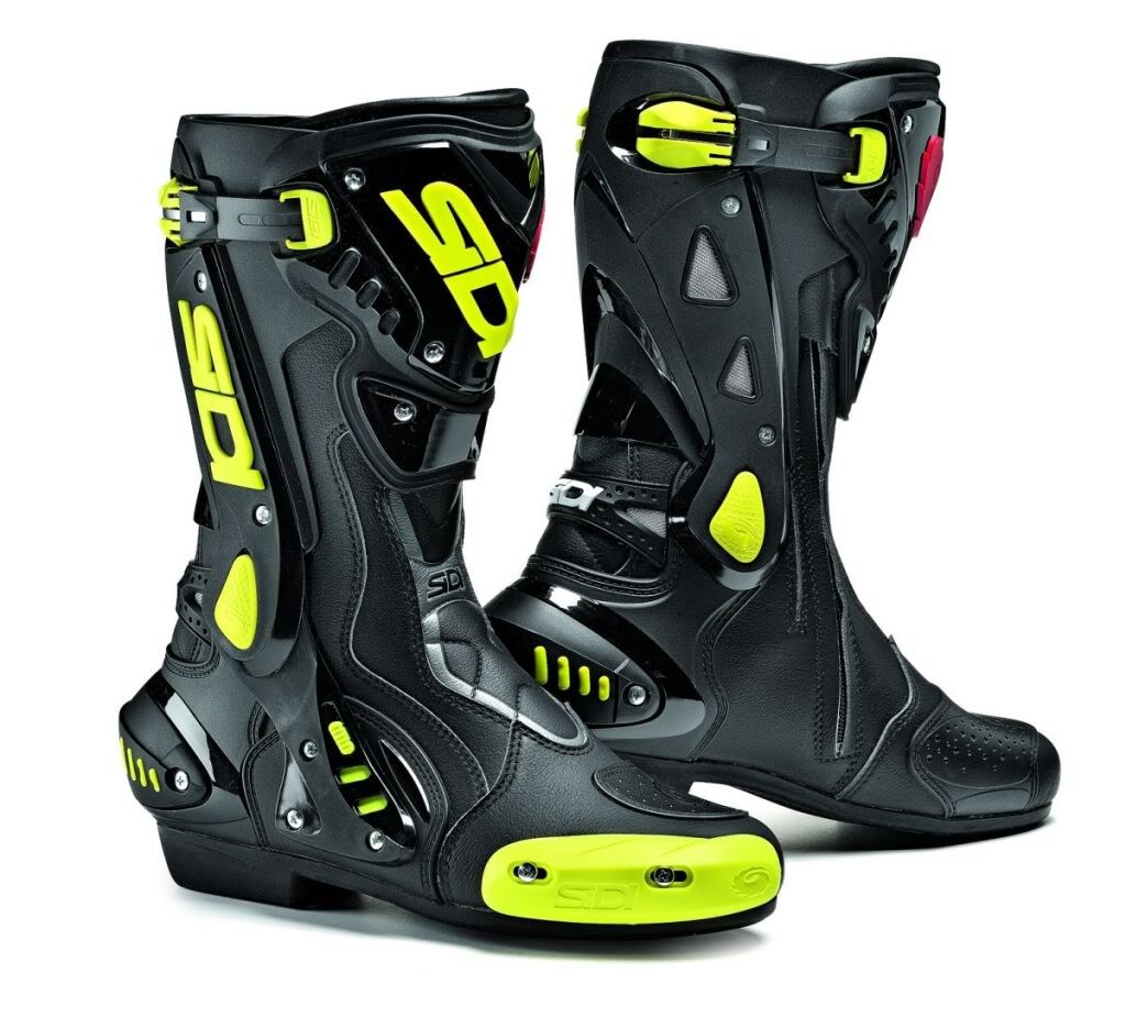 Bottes Moto SIDI ST NOIR JAUNE FLUO (pas r�f�renc� chez BREMBO)