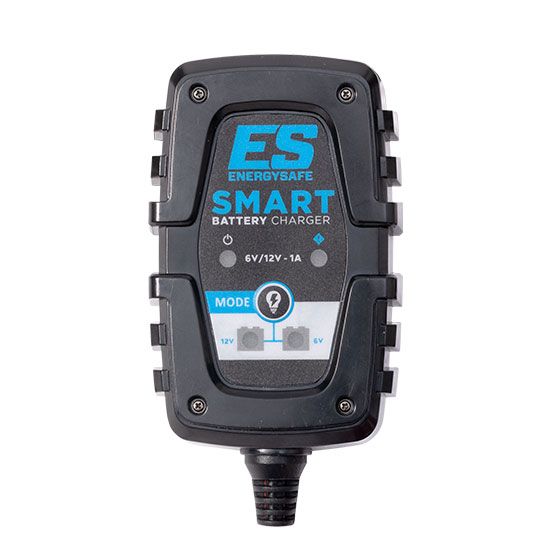 ENERGY SAFE CHARGEUR DE BATTERIE PLOMB POUR 6V 12V 0,8A 14AH AUTOMATIQUE SMART1