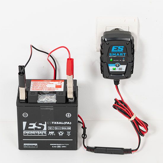 ENERGY SAFE CHARGEUR DE BATTERIE PLOMB POUR 6V 12V 0,8A 14AH AUTOMATIQUE SMART1 (4)