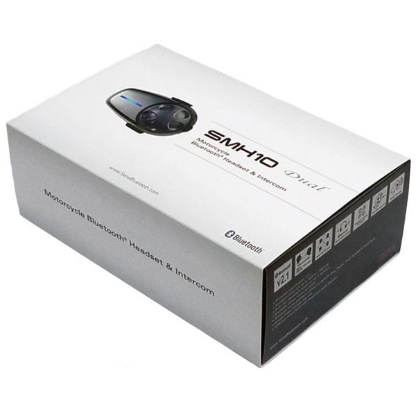 SENA SMH10D DUAL KIT MAINS LIBRE BLUETOOTH ET INTERCOM MOTO ET SCOOTER (2)