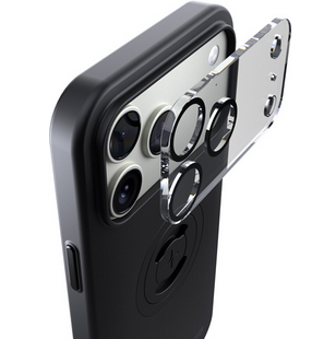 VITRE DE PROTECTION DES OPTIQUES PHOTO POUR COQUE DE PROTECTION TELEPHONE FIXATION SPC+ POUR IPHONE PRO 17 PRO MAX SP CONNECT SPC55403