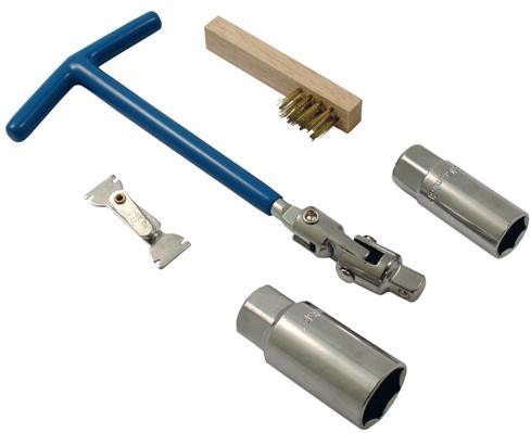 Cl�s � bougies avec brosse et jeu de cales* SPKSET