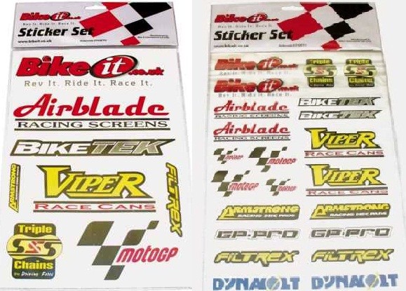 2 PLANCHES D`AUTOCOLLANTS STICKER SET* STKSET01