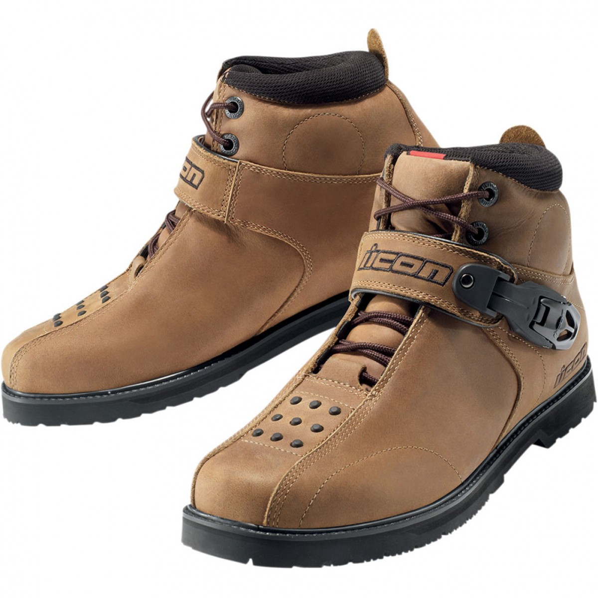 Bottes Basses Moto ICON SUPERDUTY 4 BROWN*