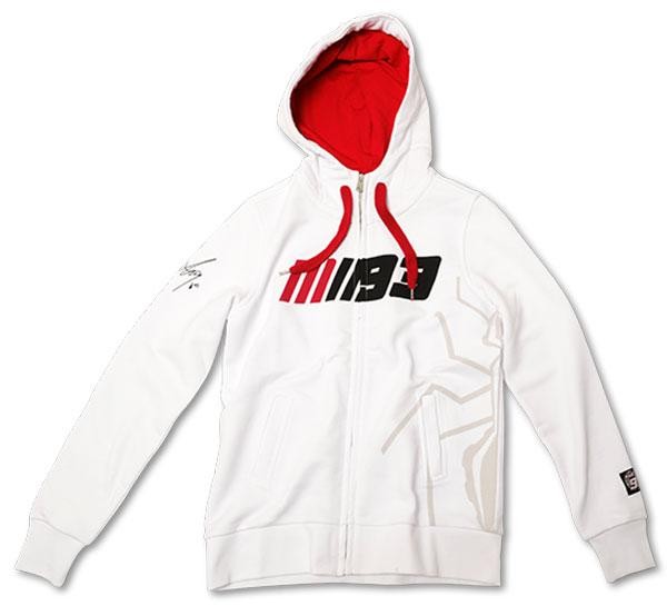 MOTO GP Sweat a capuche Femme Officiel MARC MARQUEZ 93 BLANC*