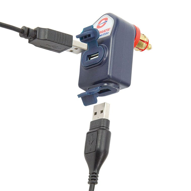 O-105 Chargeur USB 2 sorties T105 0-105 TECMATE (3300mA) (2)