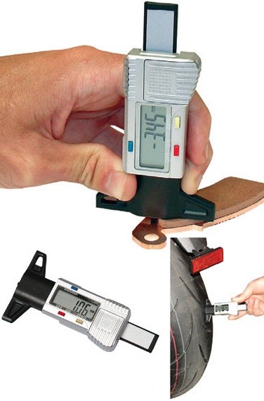 JAUGE DE PROFONDEUR DIGITALE ( PNEUS PLAQUETTES FREINS etc ) PIED A COULISSE TGUDIG05