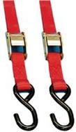 2 SANGLES ROUGES Autobloquantes Largeur 25 mm Longueur 1.8 M�tres* TIE2AUTO