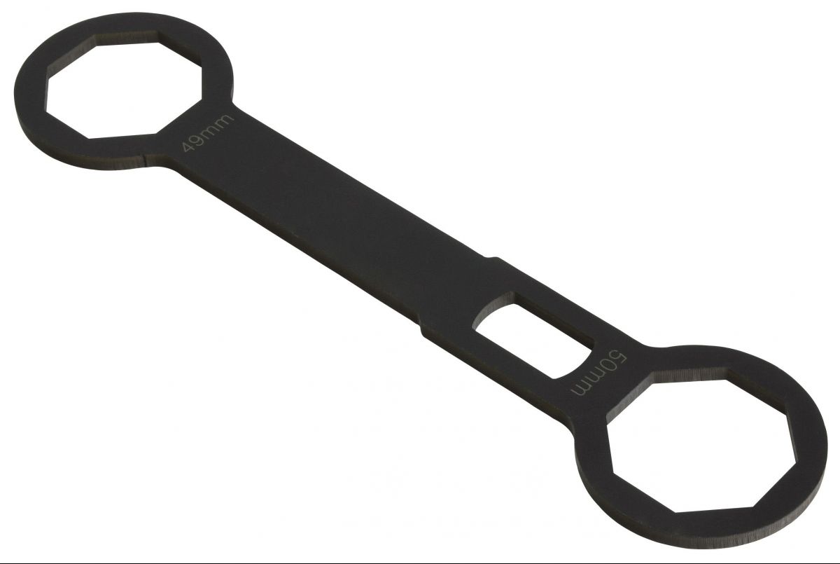 OUTIL CL� DOUBLE POUR D�MONTAGE DES BOUCHON CAPS DE FOURCHE 49mm / 50MM TLSFKW49