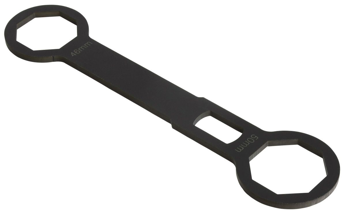 OUTIL CL� DOUBLE POUR D�MONTAGE DES BOUCHON CAPS DE FOURCHE 46mm / 50MM TLSFKW50