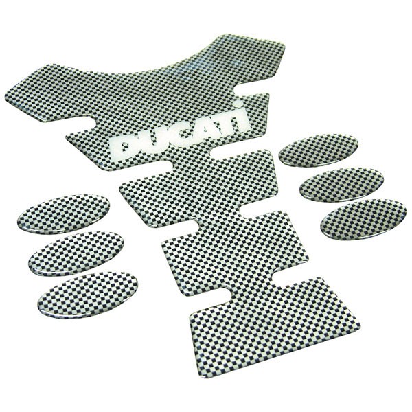 PROTECTION PROTEGE RESERVOIR TANK PAD DUCATI CARBONE LOOK TPDSP*