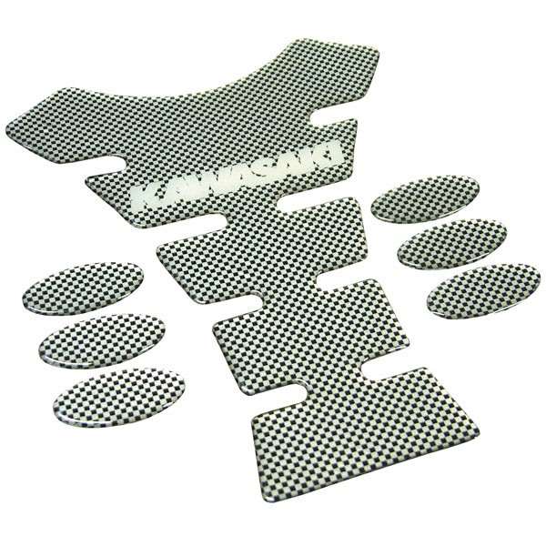 PROTECTION PROTEGE RESERVOIR TANK PAD KAWASAKI CARBONE LOOK TPKSP*