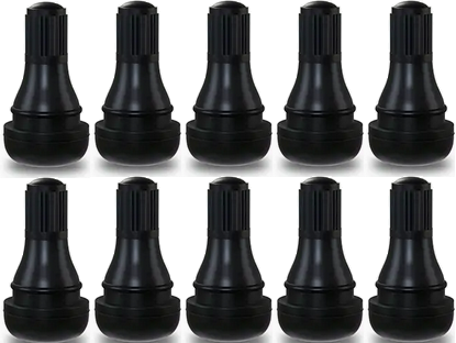 10 VALVES DE ROUE TR412 COURTE POUR JANTE A PNEU TUBLESS (attention vendu par sachet de 10 unit�s)