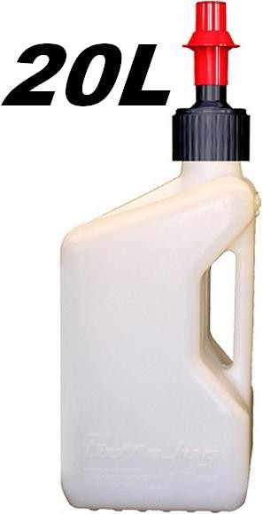 Tuff Jug Bidon Jerrican Racing a Clapet automatique Blanc 20 Litres 38500695