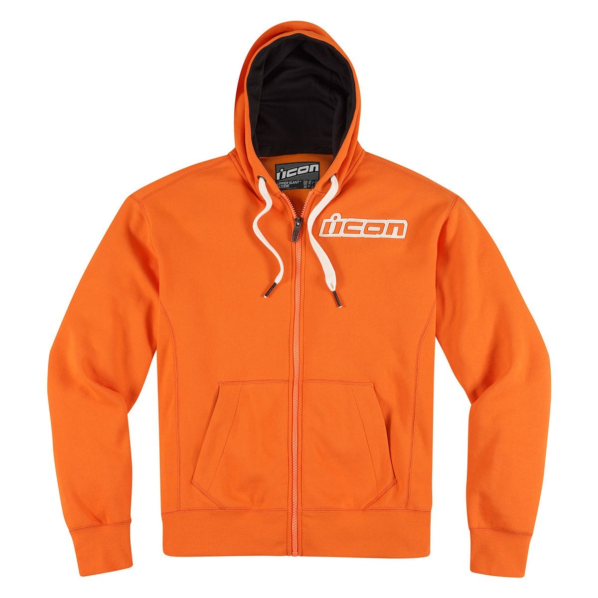 Sweat Icon UPPER SLANT HOODY ORANGE*