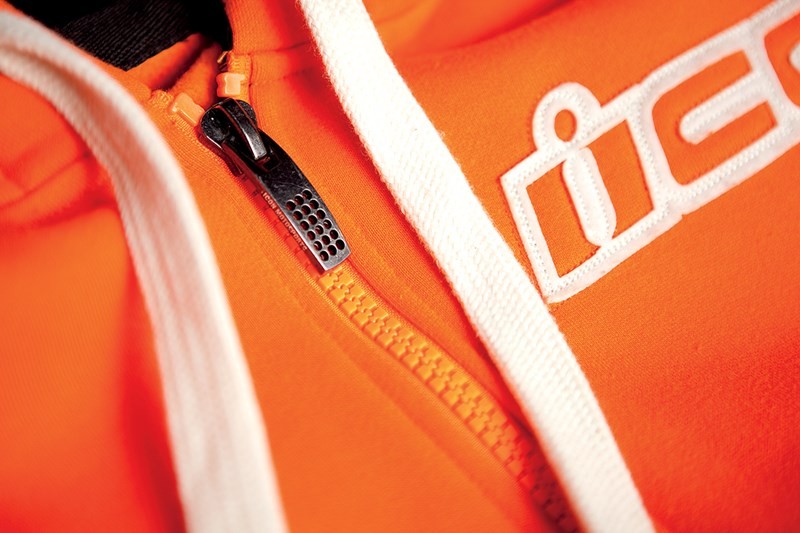 Sweat Icon UPPER SLANT HOODY ORANGE* (2)
