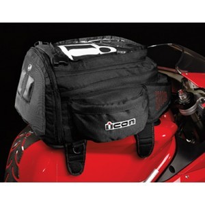 SAC A DOS HYBRIDE SACOCHE RESERVOIR ICON URBAN TANK BAG BLACK*- NE XISTE PLUS (5)