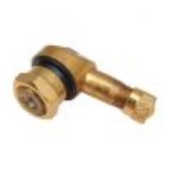 VALVE DE ROUE COUDEE 90� ALUMINIUM OR 0360-0037 POUR JANTE A PNEU TUBLESS 10MM