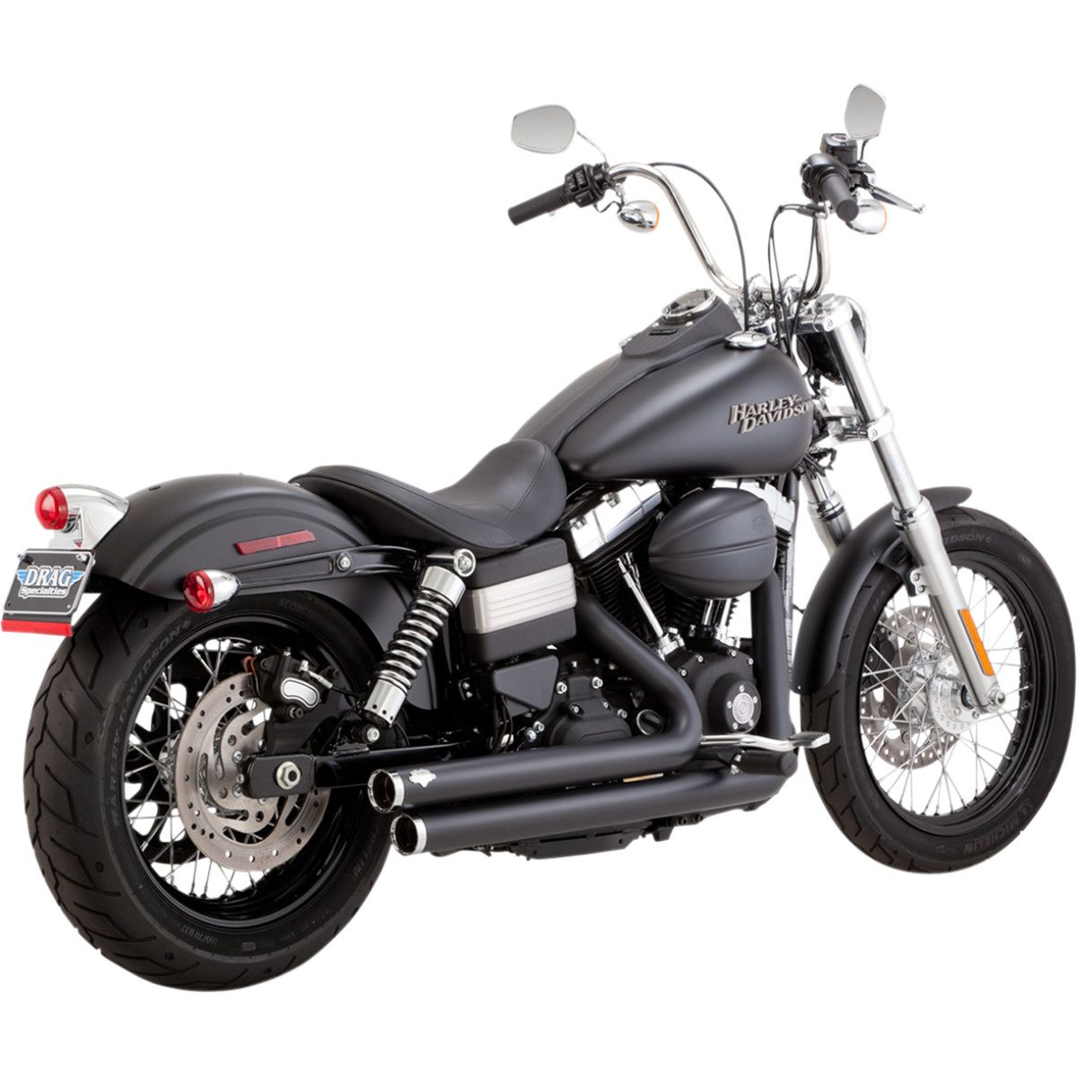 VANCE & HINES HARLEY DAVIDSON BIGSHOTS STAGGERED DYNA 2006-2017