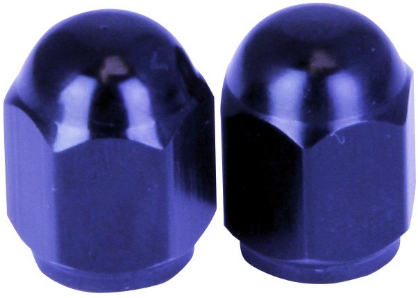 BOUCHONS DE VALVE UNIVERSEL HEXAGONE ANODISE BLEU*VCPHEXBU
