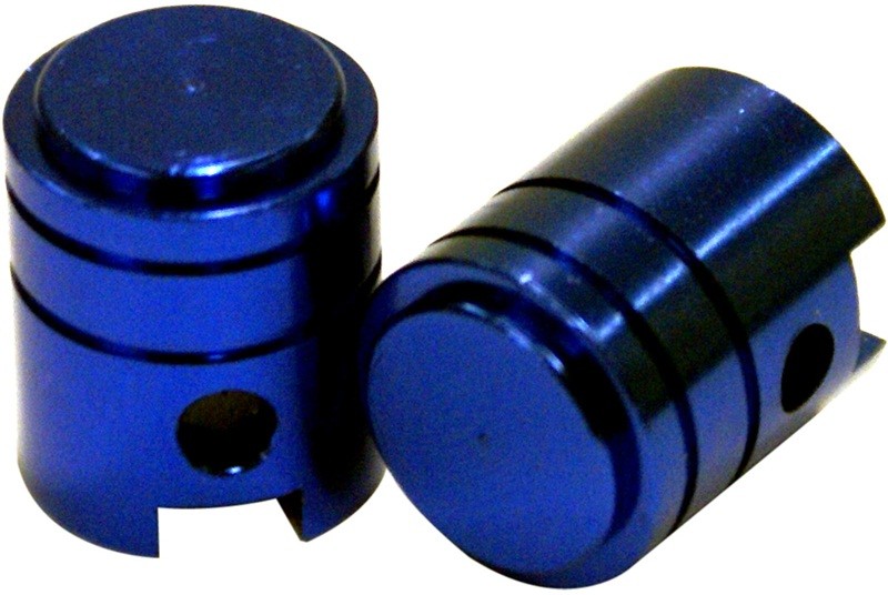 BOUCHONS DE VALVE UNIVERSEL PETIT PISTON ANODISE BLEU (KP111)* VCPSPIBU