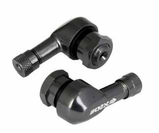 VALVE DE ROUE COUDEE ALUMINIUM POUR JANTE A PNEU TUBLESS 8,3MM* VLV010