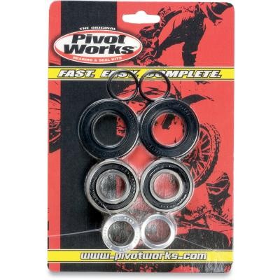 PIVOT WORKS KIT COMPLET ENTRETOISE ET ROULEMENTS DE ROUE RENFORCE ARRIERE 0222-0281 KTM 400 XC-W 2007 (2)