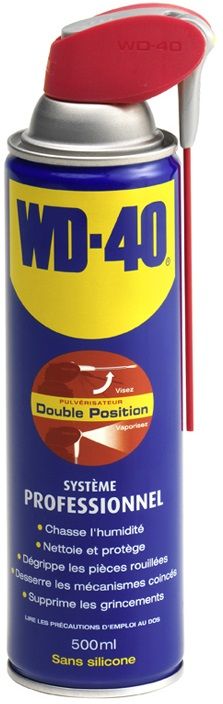 WD40 MULTIFONCTION Lubrifiant Nettoyant D�grippant Bombe 500ml