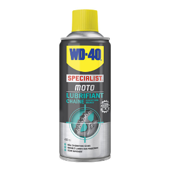 WD40 LUBRIFIANT CHAINE MOTO 400ml 050100