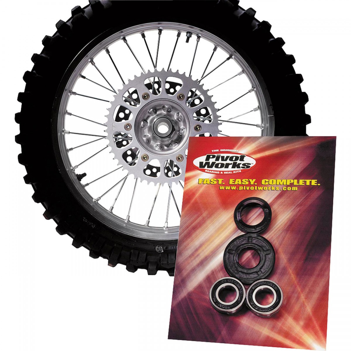 Roulement Moteur Arrière 14x25,8x6mm Céramique Si3N4 ANSWER-RC (1 pc) - ANSBR14258C