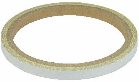 LISERET DE ROUE RUBAN ADH�SIF R�FLECTEUR POUR JANTES OU CARENAGE FINITIONS BLANC* WST014