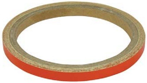 LISERET DE ROUE RUBAN ADH�SIF R�FLECTEUR POUR JANTES OU CARENAGE FINITIONS ORANGE* (WST020)